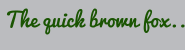 Image with Font Color 1A5402 and Background Color BBBCBF